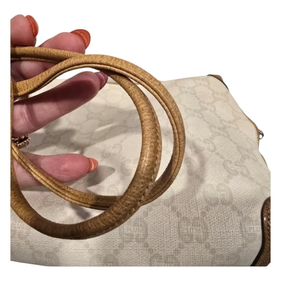 Gucci Plus Vintage Beige and Tan Crossbody Bag GUC with COA - Picture 11 of 11